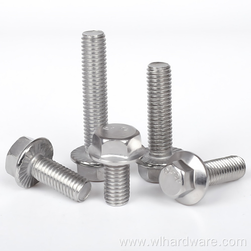 Stainless Steel 304 316 Metric Hexagon Flange Bolts